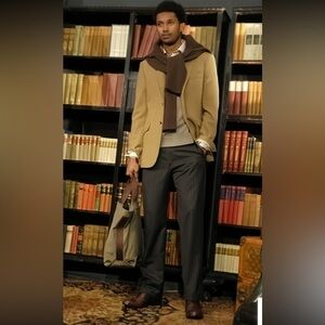 📚 Banana Republic FA 06 100% Cotton Twill Blazer